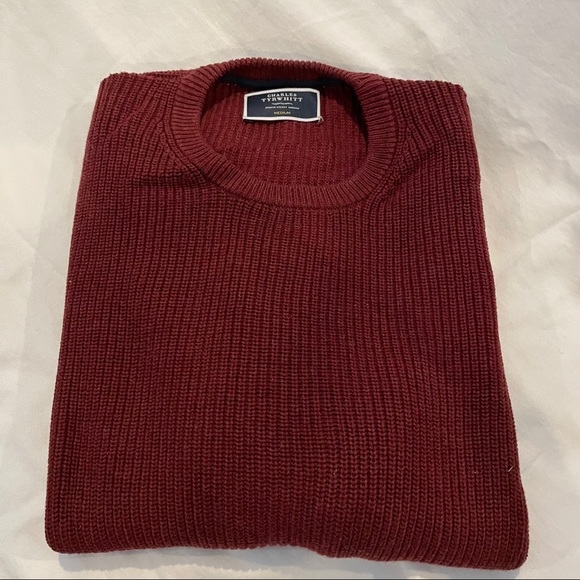 Charles Tyrwhitt Cotton Blend Sweater - Picture 1 of 4